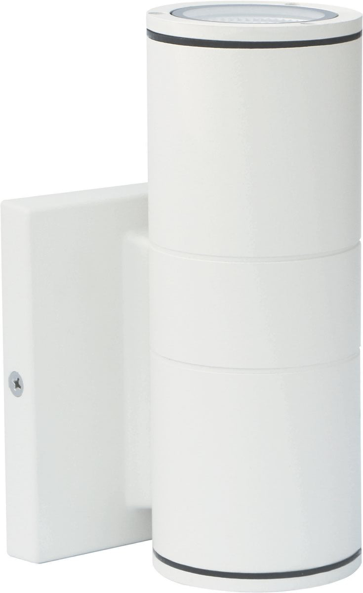 7"H 1-Light Outdoor LED Wall Light White